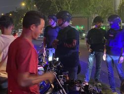 Nihil Gangguan, Patroli Tim URC Raga Polres Kampar Jaga Keamanan Bangkinang Kota