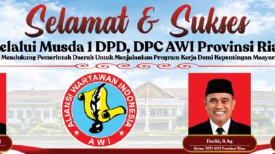 DPC AWI Pekanbaru kota,Nyatakan Siap Mensukseskan Agenda Pelantikan DPD- DPC AWI Seriau.