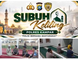 Gerakan Polisi Bersama Masyarakat: Kapolres Kampar Ajak Jajaran Sholat Subuh Berjamaah di 5 Titik Wilayah