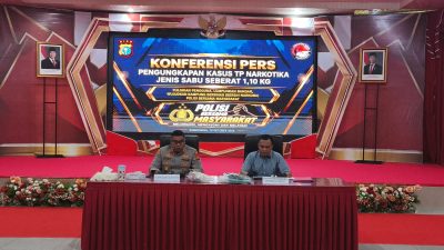 Polres Kampar Gagalkan Penyeludupan 1 Kilo Sabu-sabu