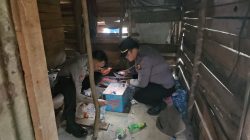 Cegah Penyalahgunaan Narkoba, Polsek Bangkinang Barat Razia Lokasi Dugaan Sarang Narkotika di Desa Silam