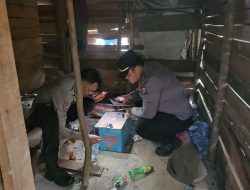 Cegah Penyalahgunaan Narkoba, Polsek Bangkinang Barat Razia Lokasi Dugaan Sarang Narkotika di Desa Silam