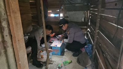Cegah Penyalahgunaan Narkoba, Polsek Bangkinang Barat Razia Lokasi Dugaan Sarang Narkotika di Desa Silam