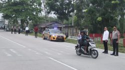 Kapolres Kampar Pimpin Langsung Strong Point Pengaturan Lalu‑Lintas Depan SMPN 2 Tambang