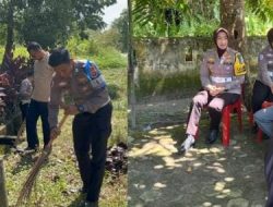 Giat Grebek Kampung Satlantas Polres Kampar, Gotong‑royong Bersih Lingkungan Sekaligus Sosialisasi Operasi Patuh Lancang Kuning